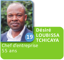 19 - Desire Loubissa Tchicaya - chef d'entreprise, 55 ans