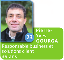 23  -Pierre-Yves Gourga - responsable business et solutions client, 39 ans